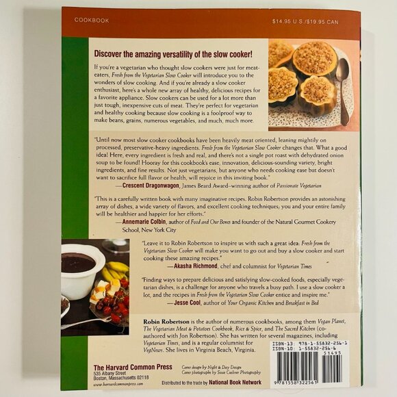 Fresh From The Vegetarian Slow Cooker Cookbook (2004) | 200 Recipes - Picture 4 of 4